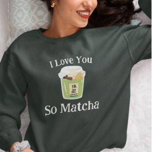Matcha Green Tea Personalised Sweatshirt