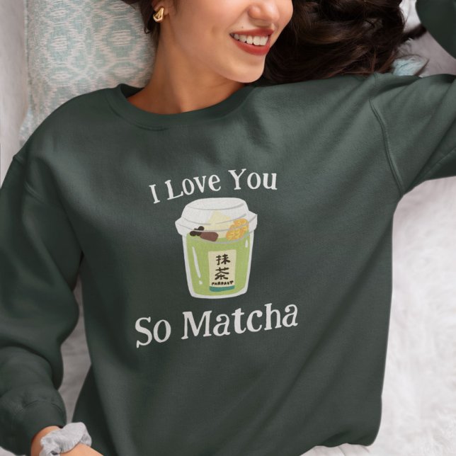 Matcha Green Tea Personalised Sweatshirt (Creator Uploaded)