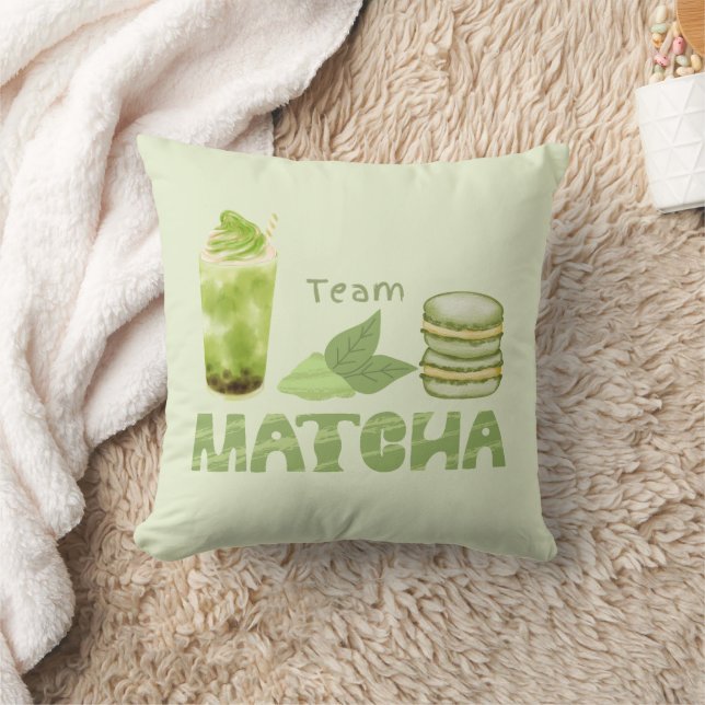 Matcha Green Tea, Team Matcha Cushion (Blanket)