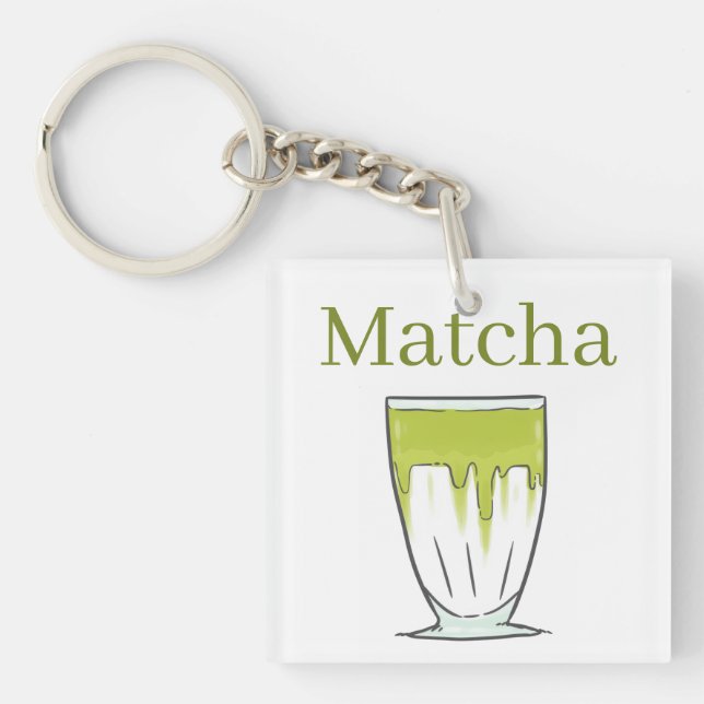 Matcha Keychain (Front)