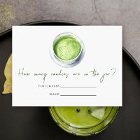 Matcha Latte Baby Shower How many candies