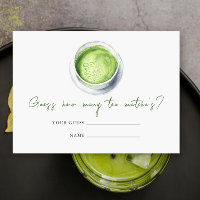Matcha Latte Baby Shower How many tea matcha's