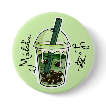 Matcha latte button