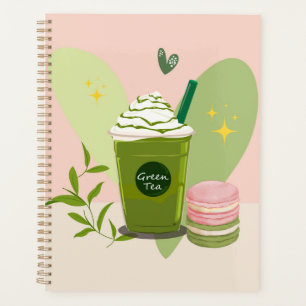 Matcha Latte Macarons Planner