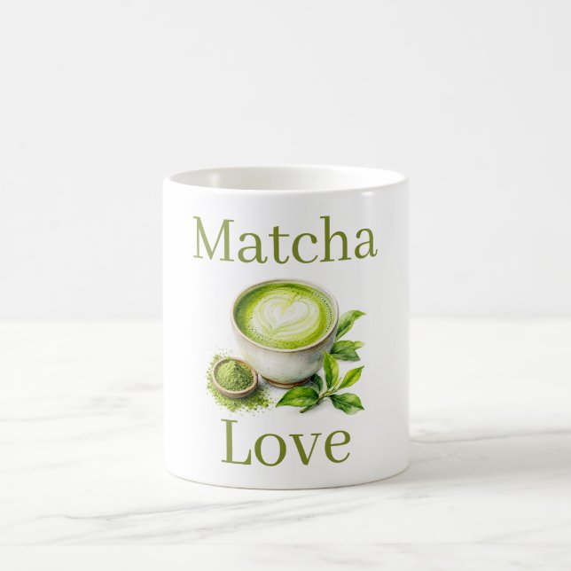 Matcha Love Coffee Mug (Center)