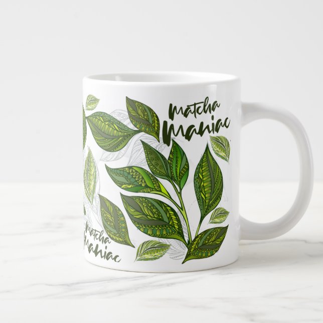Matcha Lover Jumbo Size Speciality Mug (Right)