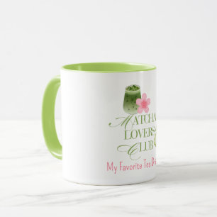 Matcha Lovers Club Green Tea Macarons & Sakura Mug
