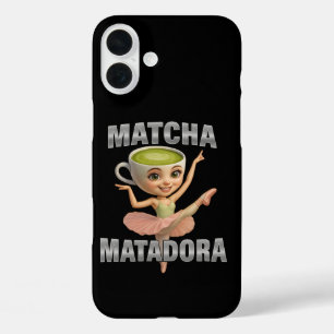 Matcha Matadora Grace Meets Green Energy iPhone 16 Plus Case