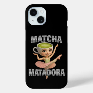 Matcha Matadora Grace Meets Green Energy iPhone 15 Case