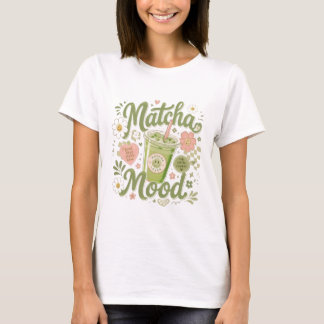 Matcha Mood Aesthetic T-Shirt – Cute Kawaii Summer