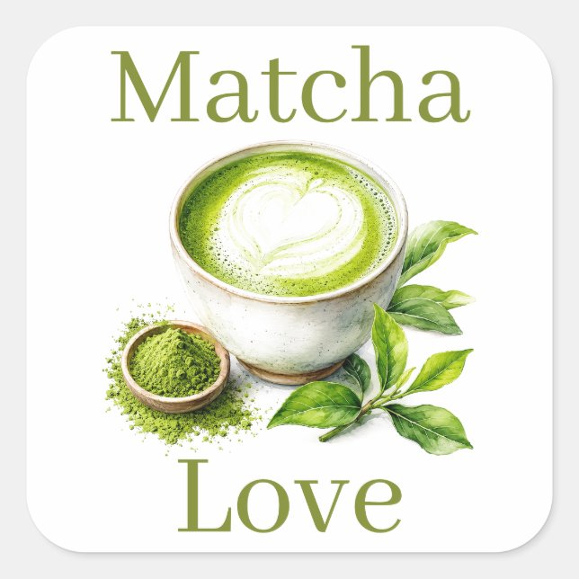 Matcha Sticker (Front)