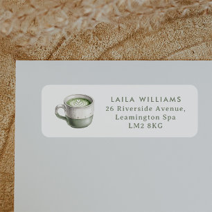 Matcha tea sage green baby shower