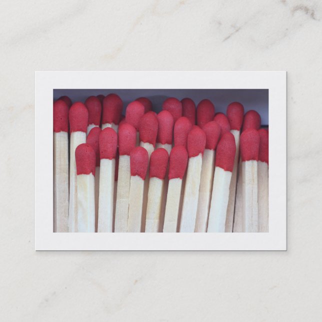 Matches 02 (Bordered) Business Card (Front)