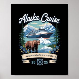 Matching Alaskan Alaska Cruise 2025  Poster