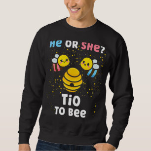 Matching Baby Gender Reveal Party He Or She Tio To Sweatshirt