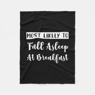 Matching Bachelorette Most Likely To Fall Asleep Fleece Blanket