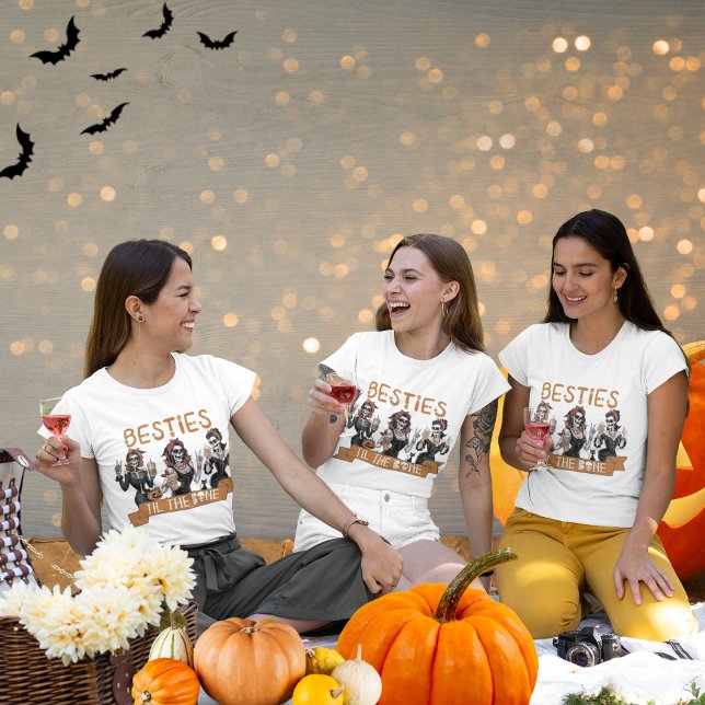 Matching Besties Til the Bone Halloween T-Shirt (Creator Uploaded)