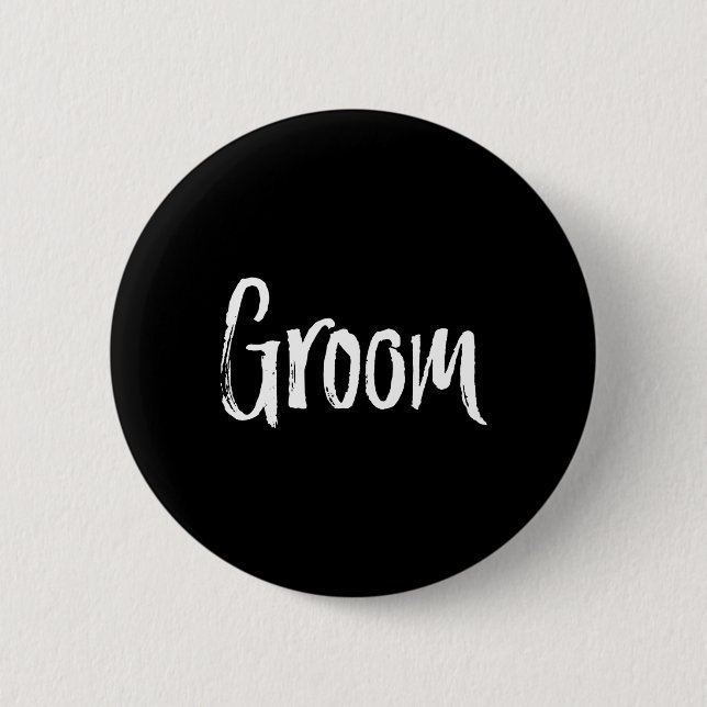 Matching Bride And Groom Couples Wedding  6 Cm Round Badge (Front)