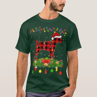 Matching Buffalo Plaid Fo Terrier Dog Christmas Pa T-Shirt
