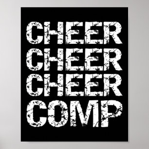 Matching Cheerleader Competition Gift Cheer Cheer  Poster