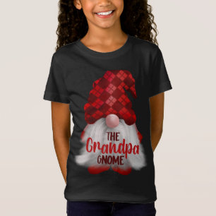 Matching Christmas Gnomes Gnome Grandpa Funny Gift T-Shirt