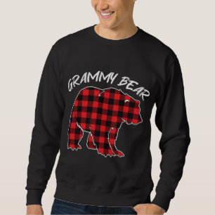 Matching Christmas Pajama Gift Red Plaid Grammy Be Sweatshirt