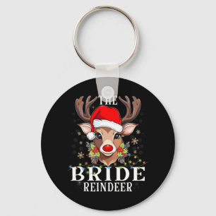 Matching Christmas The Bride Reindeer Family Key Ring