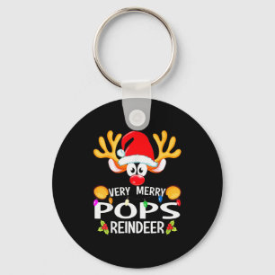 Matching Christmas Very Merry Ps Reindeer  Key Ring
