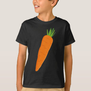 Matching Couple Costume Kid Fun Vegetable Carrot H T-Shirt