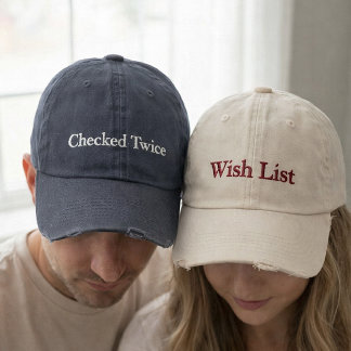 Matching Couple Embroidered Baseball Cap
