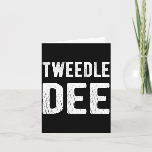 Matching Couple Halloween Costume Card (Front)