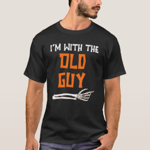 Matching Couple Halloween Costumes I'm With The Ol T-Shirt