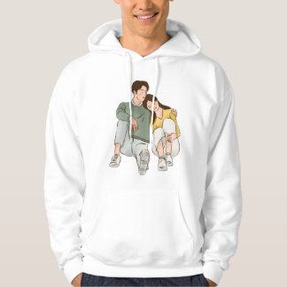 Matching couple t-shirts, for lover hoodie