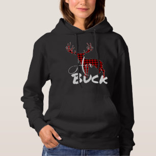 Matching Couples Christmas Pyjamas Buffalo Plaid H Hoodie