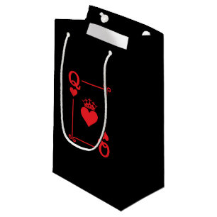 Matching Couples Halloween Costume Queen of Hearts Small Gift Bag