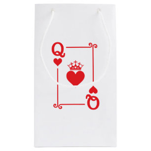 Matching Couples Halloween Costume Queen of Hearts Small Gift Bag