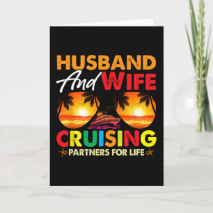 Matching Couples Husnd Wife Cruising 2025 Cruise V Card