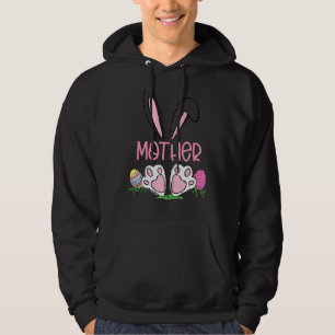 Matching Egg Hunter Cute Bunny Ears Easter Mother Hoodie