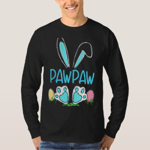 Matching Egg Hunter Cute Bunny Ears Easter Pawpaw  T-Shirt