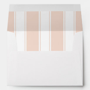Matching envelope preppy stripes Bat Mitzvah