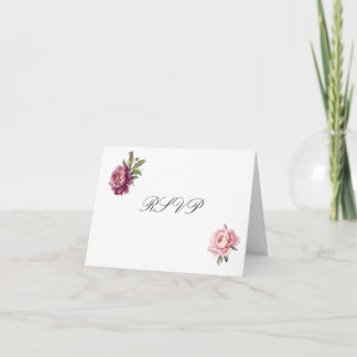 Matching Faith Hope Love RSVP card with envelope
