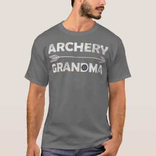Matching Family Archery Grandma Arrow Target Team  T-Shirt