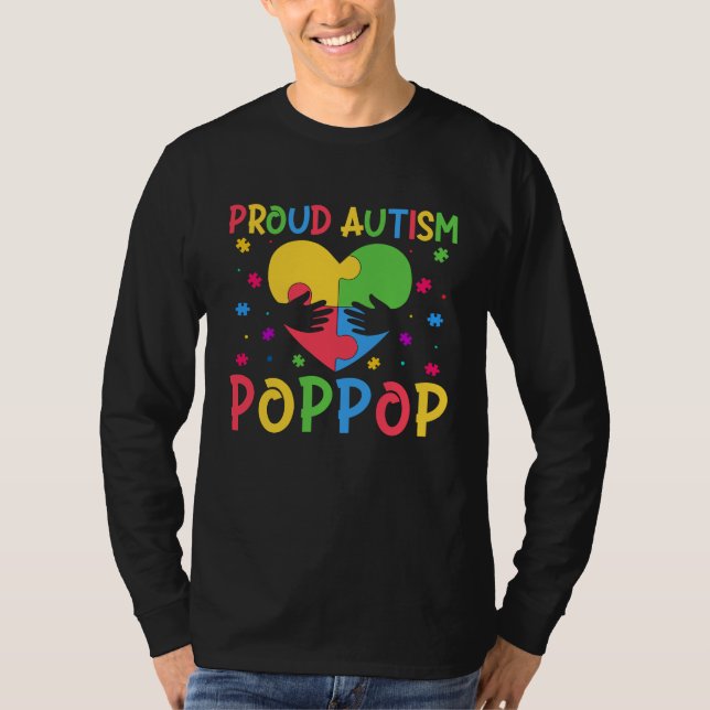 Matching Family Autism Awareness Month Proud Autis T-Shirt (Front)