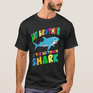Matching Family Big Brother Of The Shark Birthday T-Shirt