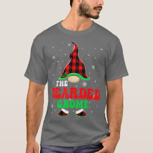 Matching Family Buffalo Plaid The Bearded Gnome Ch T-Shirt