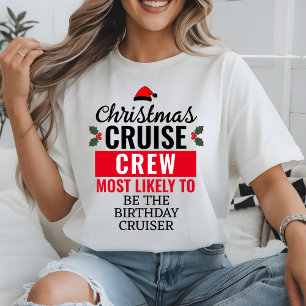 Matching Family Christmas Cruise Crew Trip Vacay T-Shirt
