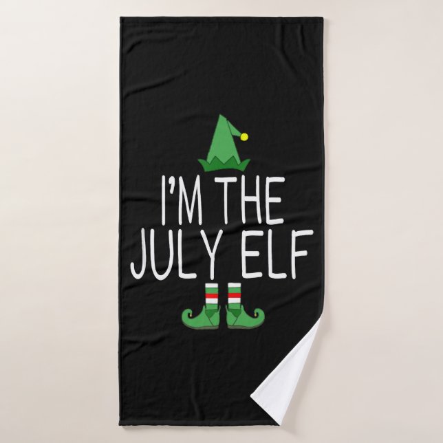 Matching Family Christmas In July Funny Bath Towel (Bath Towel)