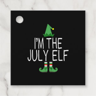 Matching Family Christmas In July Funny Favour Tags