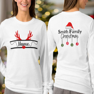 Matching Family Christmas Personalised T-Shirts