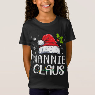 Matching Family Christmas Pyjamas Xmas Lights Nann T-Shirt